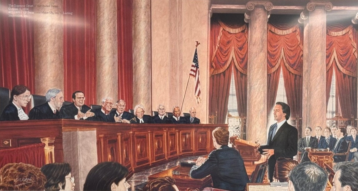 Michael Machat outside the Supreme Court of the United States